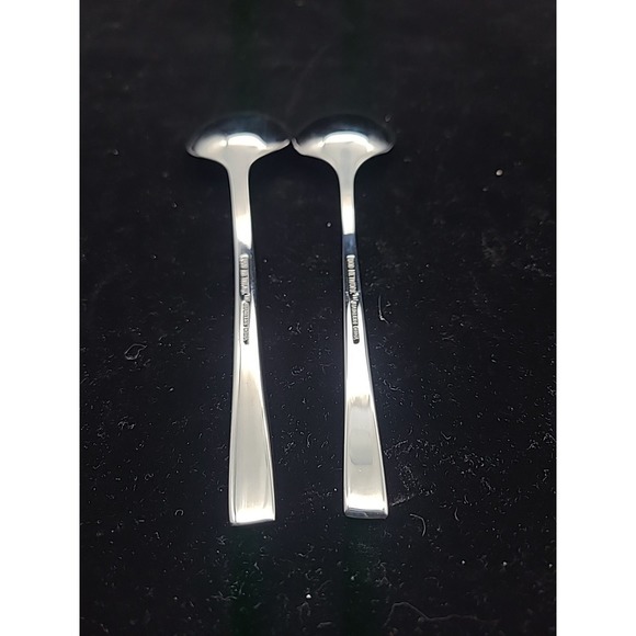 Set of 2 Food Network Chive  Cream Soup‎ Spoon 6 5/8" long - Picture 3 of 4